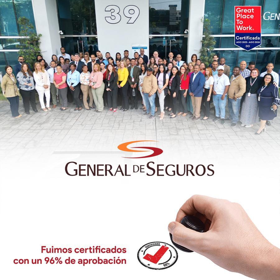 General de Seguros Recibe Certificación Great Place to Work